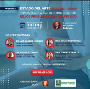 Endogine, Dr Carlos Buitrago, FECOLSOG-ASAGIO: Tópicos de actualidad en el manejo integral de los problemas del piso pélvico